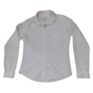 Frank & Eileen Barry White Long Sleeve Shirt Women's Size Small